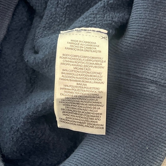 Polo Ralph Lauren Polo Bear Cotton-Blend Sweatshirt Sz XS Color “Austin Blue” - Picture 13 of 14